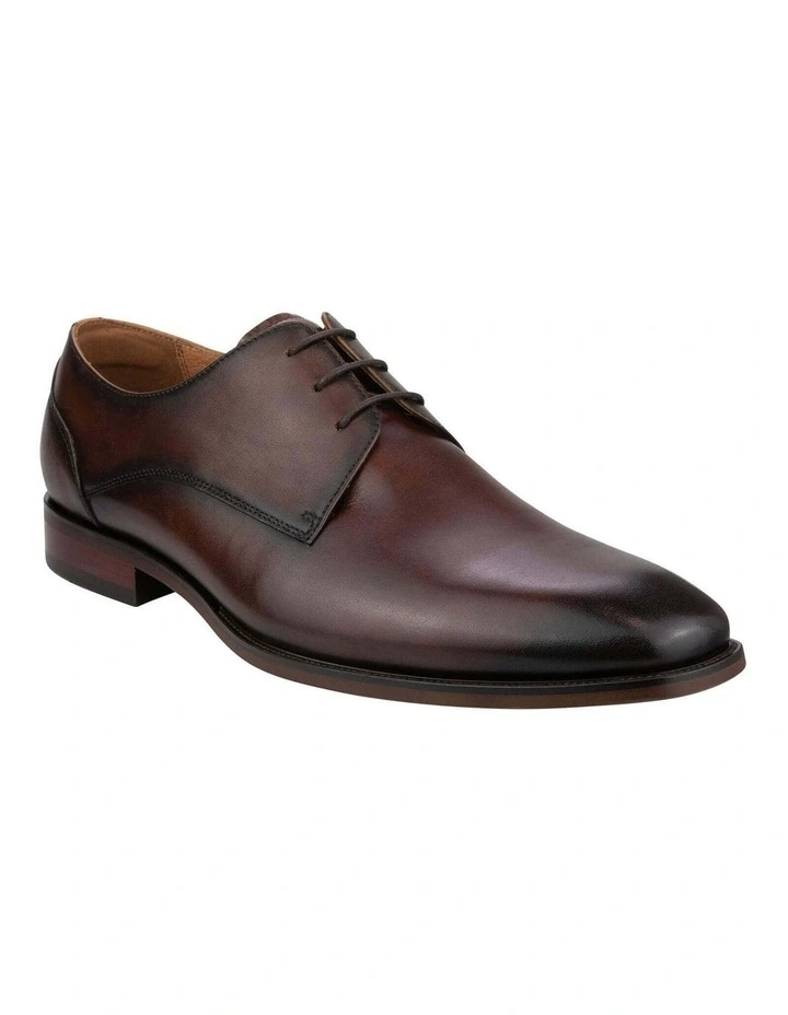 Sorrento Plain Toe Derby In Brown image 1