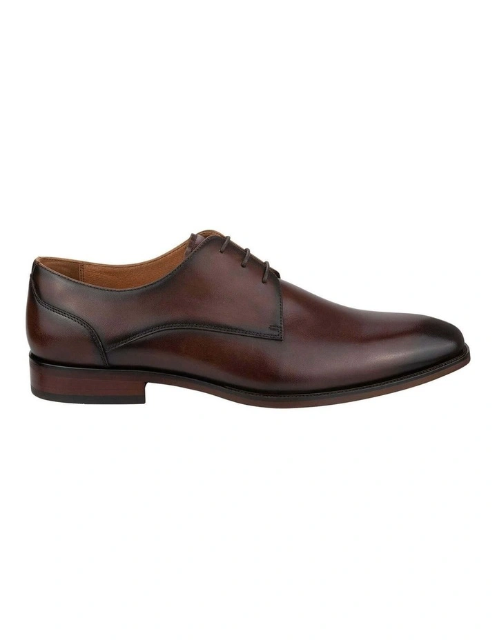 Sorrento Plain Toe Derby In Brown image 3