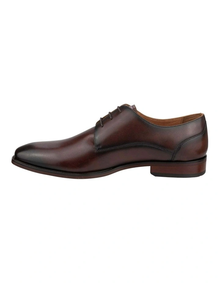 Sorrento Plain Toe Derby In Brown image 5