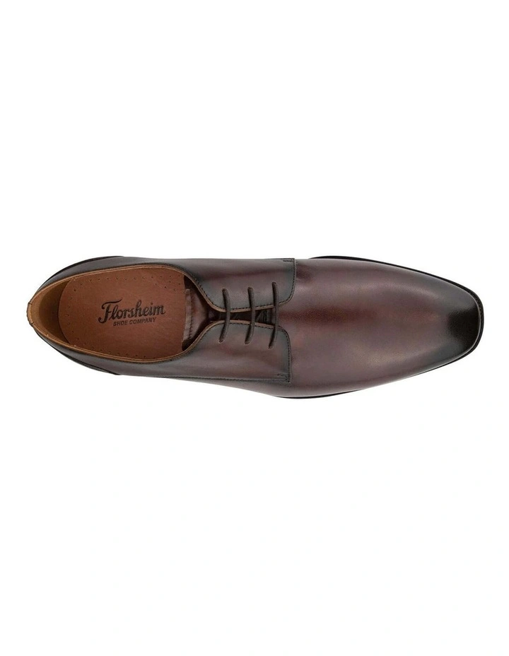 Sorrento Plain Toe Derby In Brown image 6