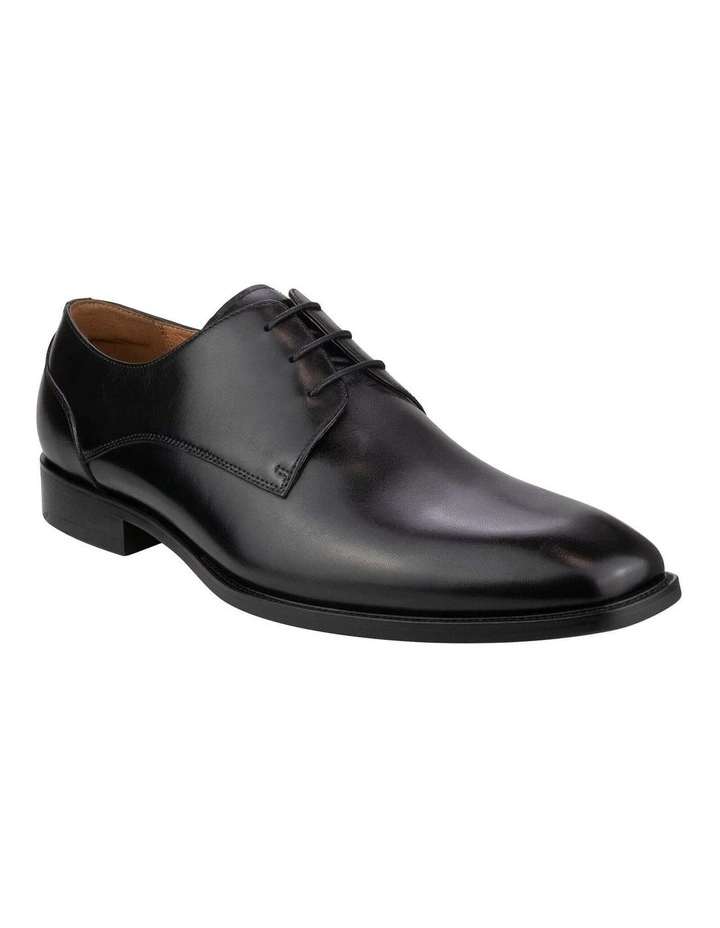 Sorrento Plain Toe Derby In Black image 1