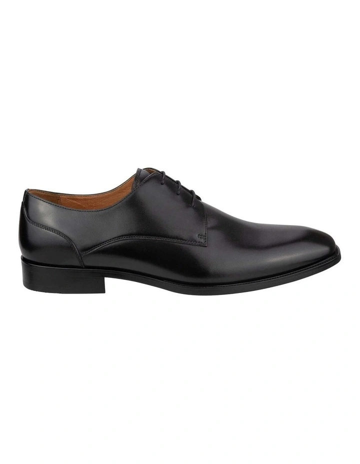 Sorrento Plain Toe Derby In Black image 3
