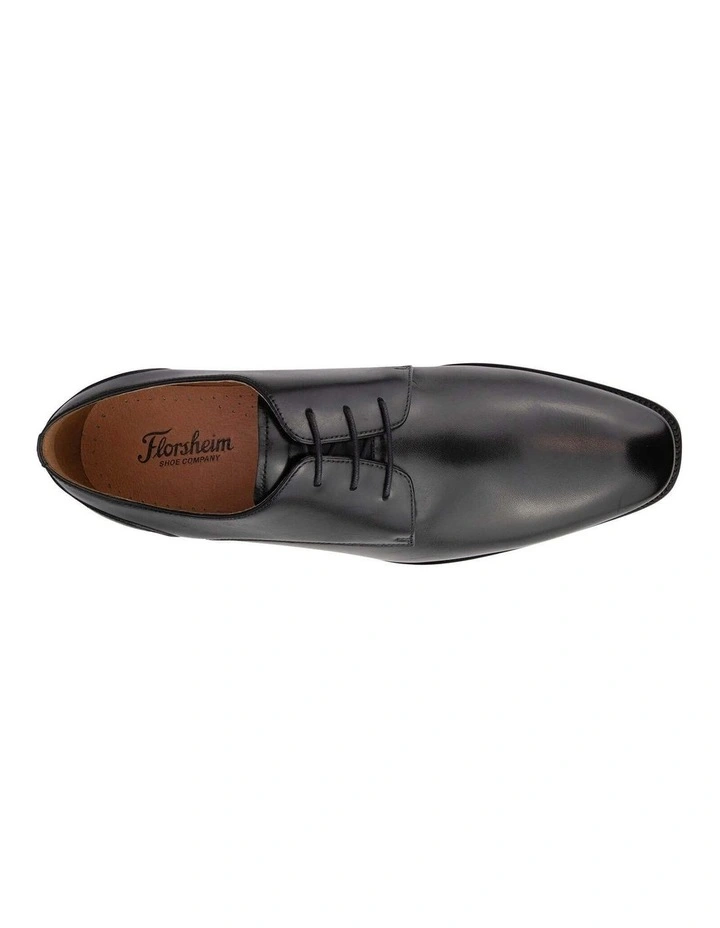 Sorrento Plain Toe Derby In Black image 6