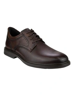 Highrise Plain Toe Derby In Brown