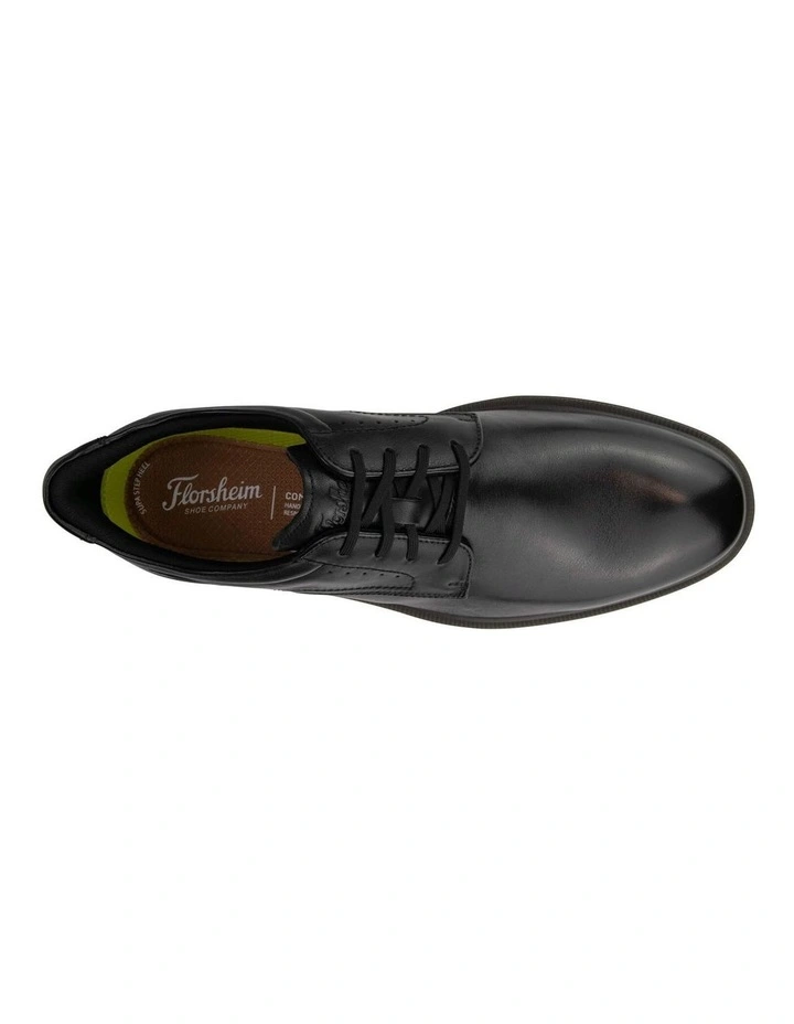 Highrise Plain Toe Derby In Black image 6