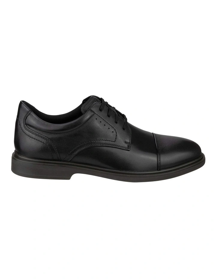 Highrise Cap Toe Derby In Black image 3