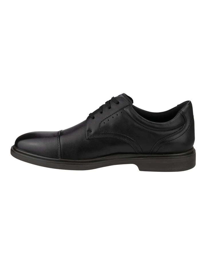 Highrise Cap Toe Derby In Black image 5