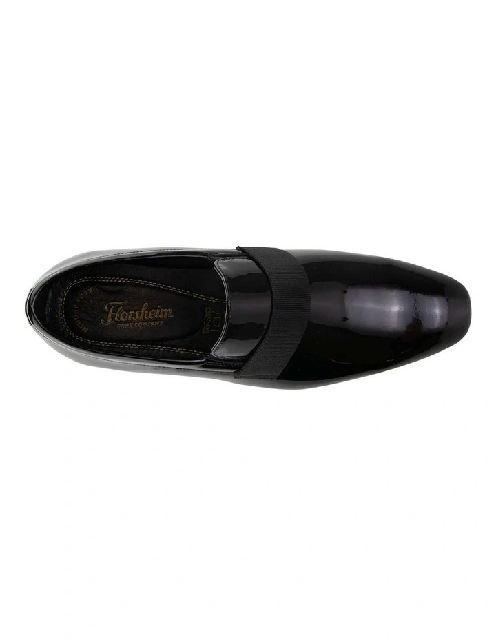 Tux Strap On Plain Toe Slip On In Black image 6