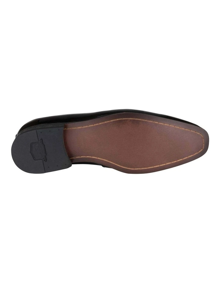 Tux Strap On Plain Toe Slip On In Black image 7