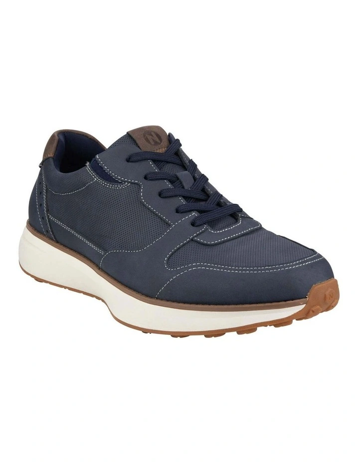 Kore Swift Moc Toe Sneaker In Navy image 1