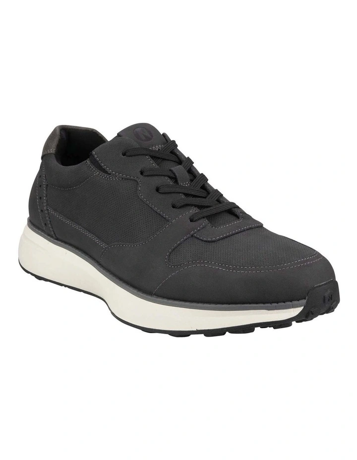 Kore Swift Moc Toe Sneaker In Black image 1