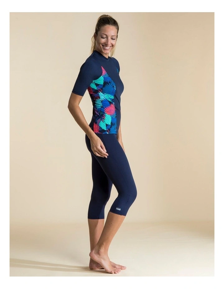 Una Swimming Leggings in Light Navy Blue image 6