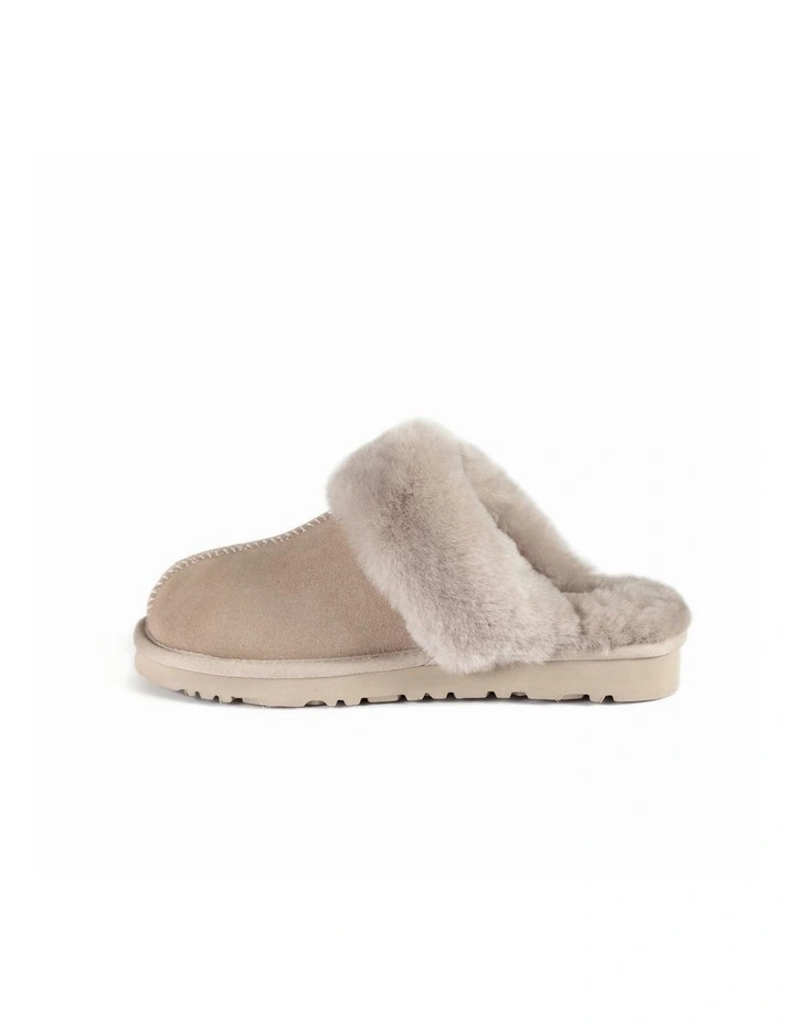 OZWEAR UGG Premium Australia Sheepskin Unisex Scuffette Suede Slippers image 4