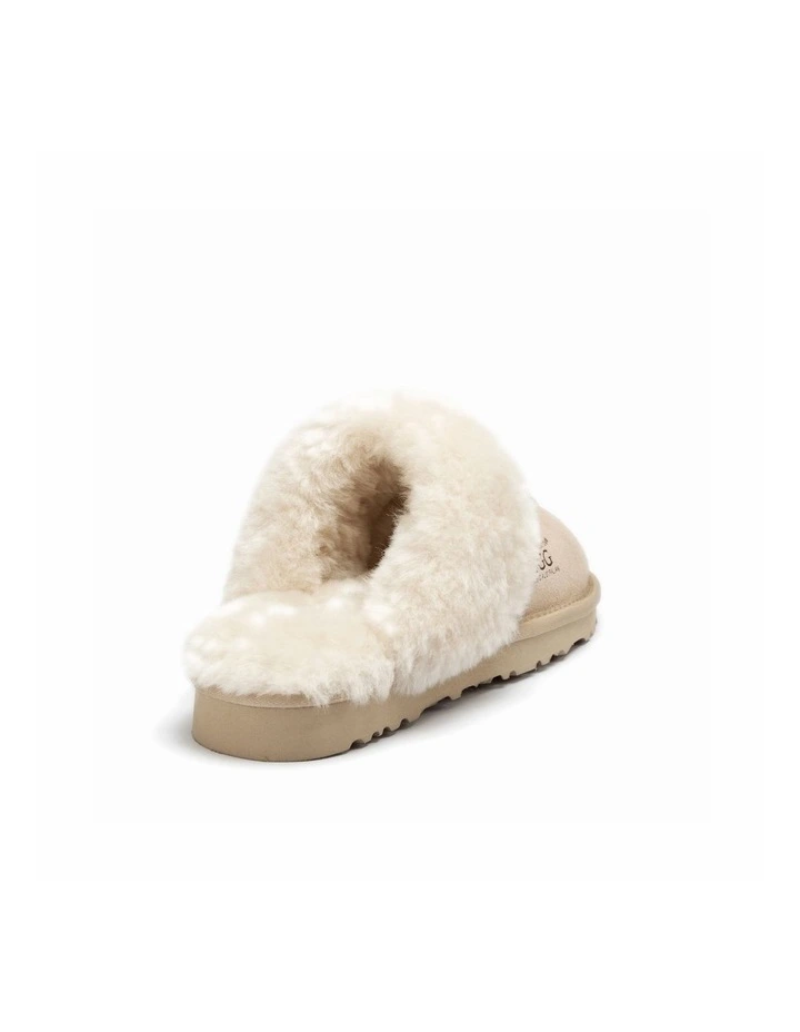 OZWEAR UGG Premium Australia Sheepskin Unisex Scuffette Suede Slippers image 5