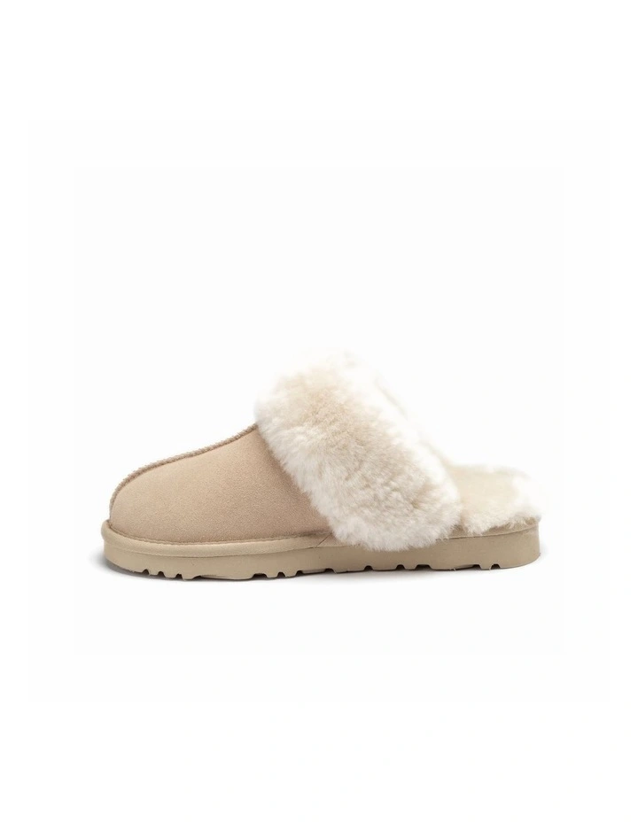 OZWEAR UGG Premium Australia Sheepskin Unisex Scuffette Suede Slippers image 6