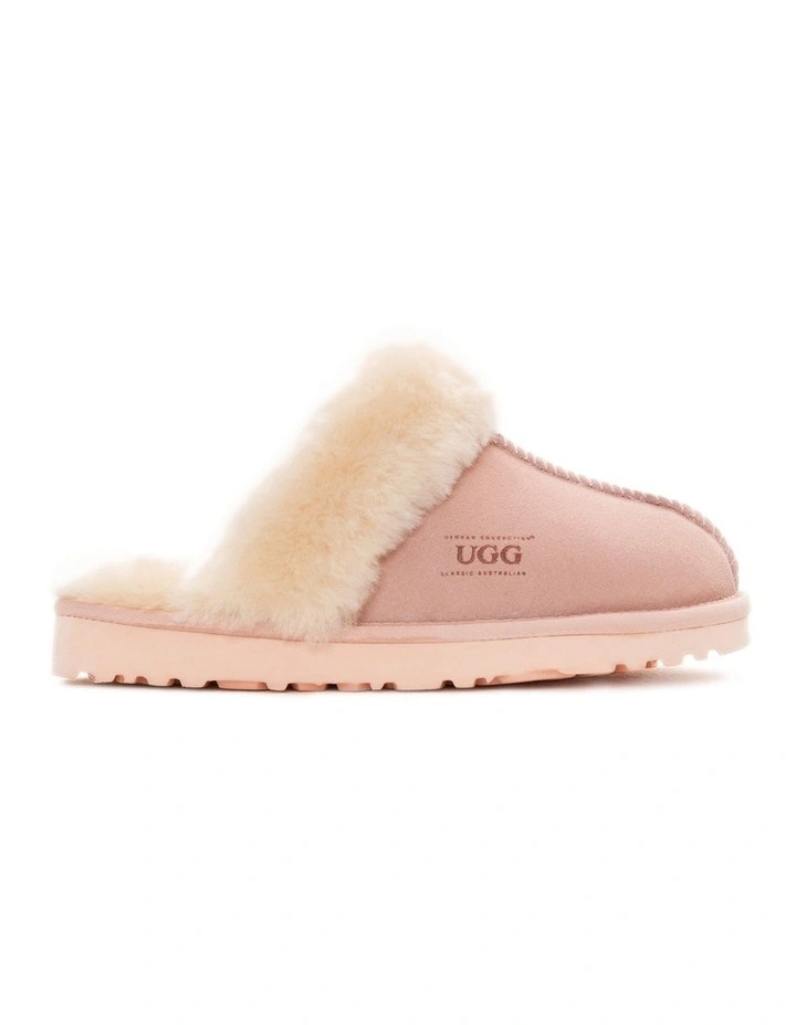 OZWEAR UGG Premium Australia Sheepskin Unisex Scuffette Suede Slippers image 3