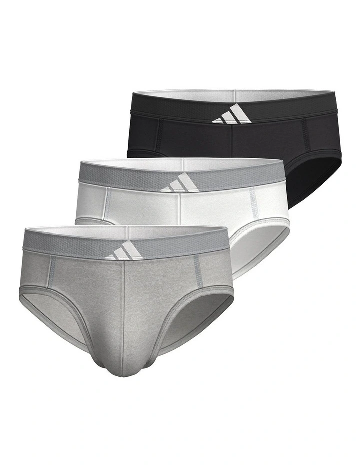 3 Pack Active Flex Cotton Body Brief Underwear image 1