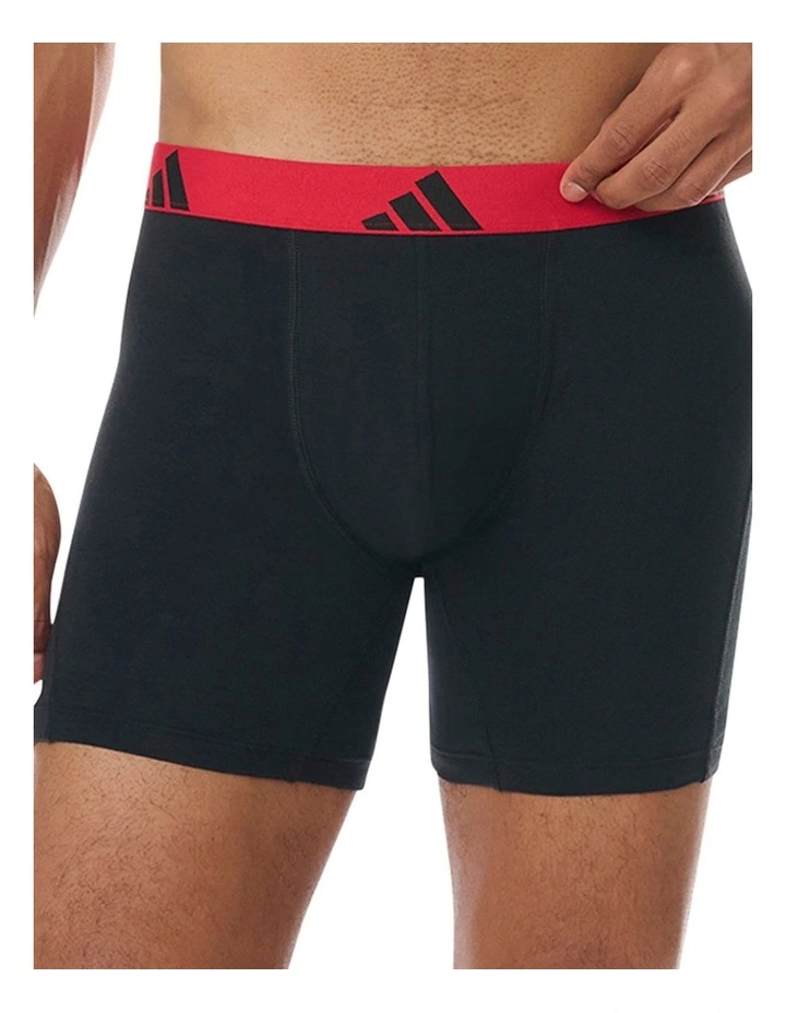 3 Pack Active Flex Cotton Boxer Brief Underwear image 2