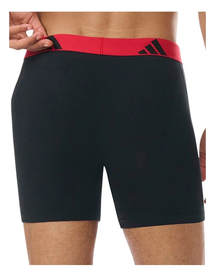 3 Pack Active Flex Cotton Boxer Brief Underwear image 3