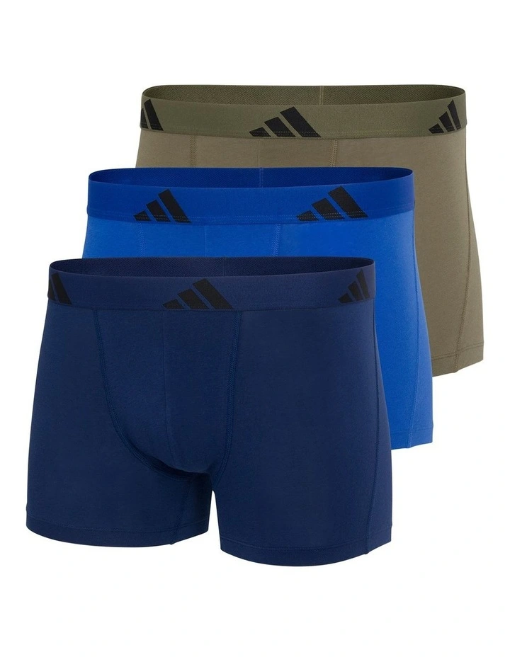 3 Pack Active Flex Cotton Trunk Underwear image 1