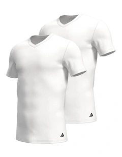 2 Pack Active Flex Cotton V-Neck T-Shirt