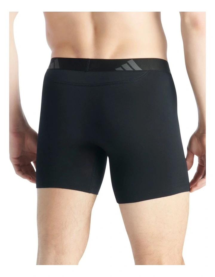 2 Pack Active Flex Cotton Ergonomic Boxer Brief Underwear image 3