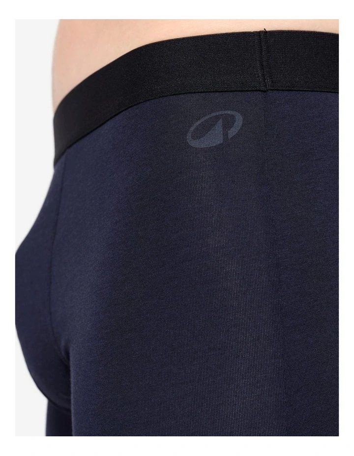 Decathlon - Men's Cotton Boxers Tri-Pack - Black/Grey/Blue image 3