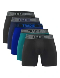 TRADIE 5pk Bamboo No Chafe Long Leg Trunk