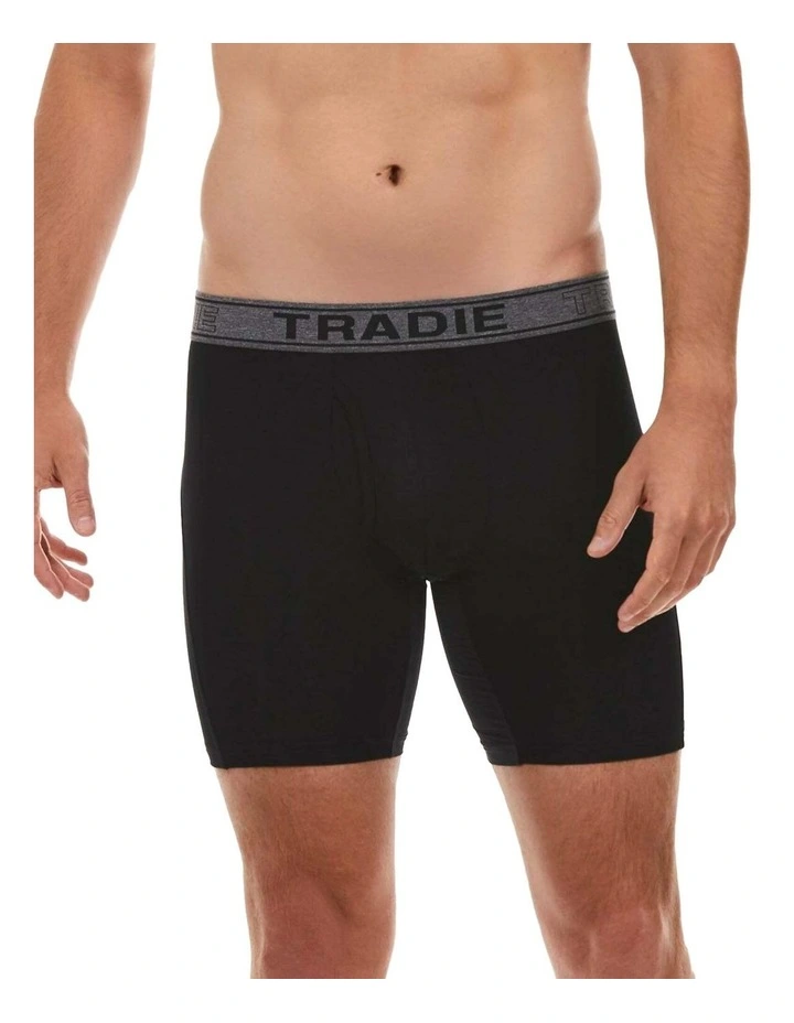 5pk Bamboo No Chafe Long Leg Trunk image 2