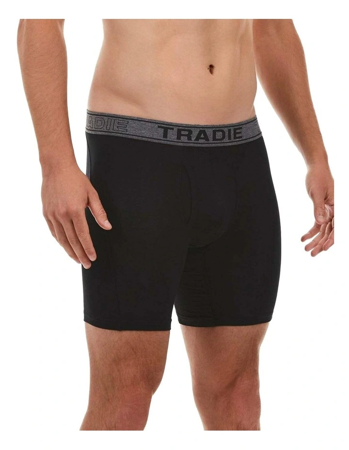 5pk Bamboo No Chafe Long Leg Trunk image 3