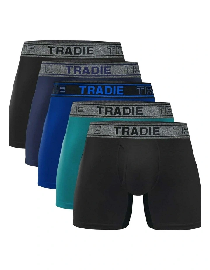 5pk Bamboo No Chafe Mid Length Trunk image 1