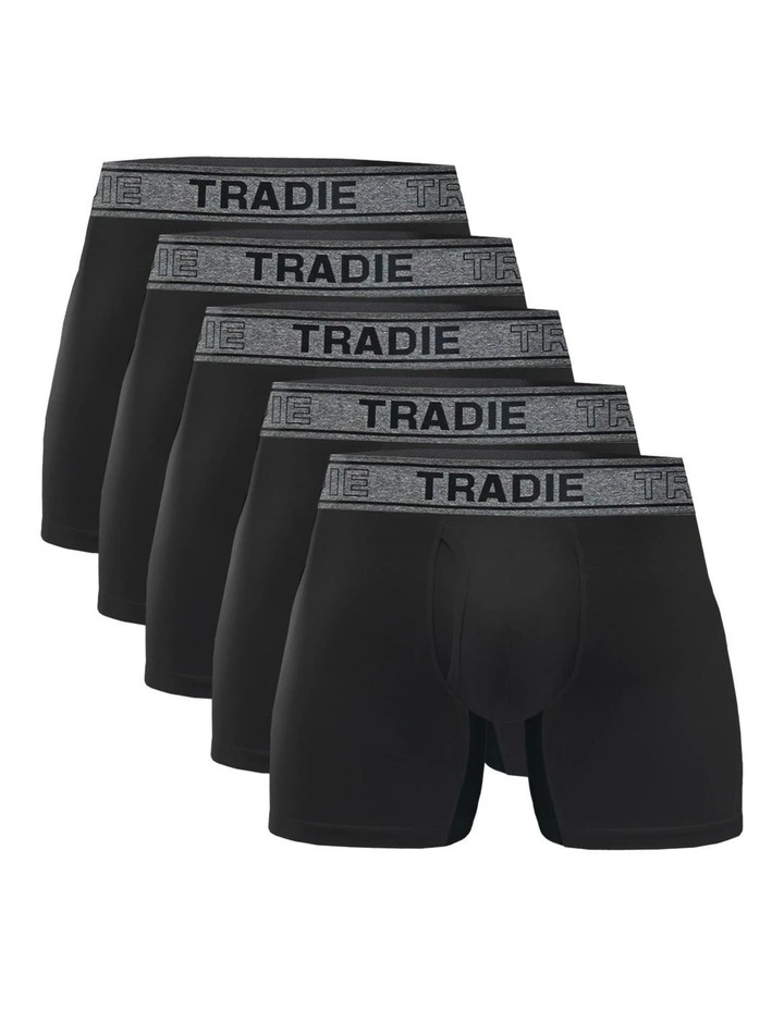 5pk Bamboo No Chafe Mid Length Trunk image 1