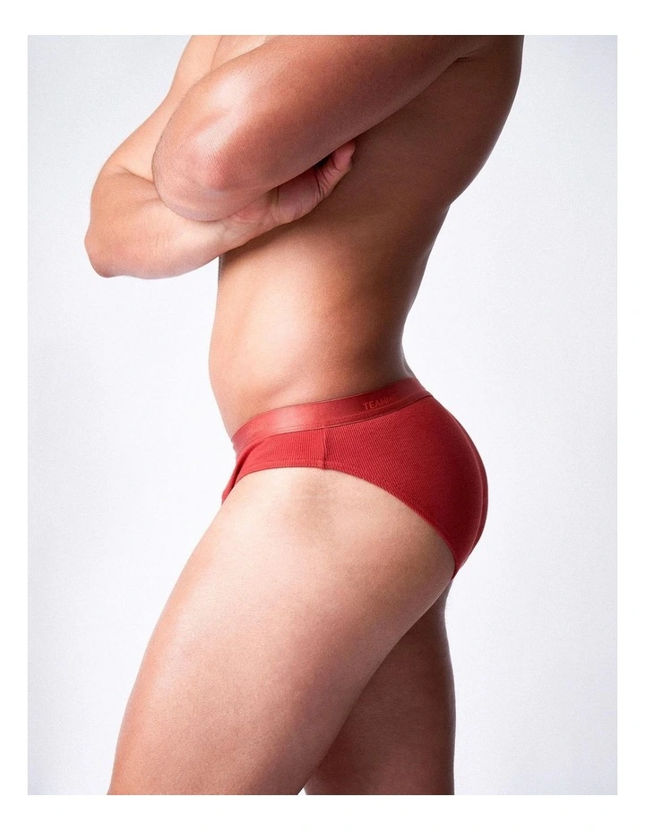 Team Cotton Brief in Amber image 2