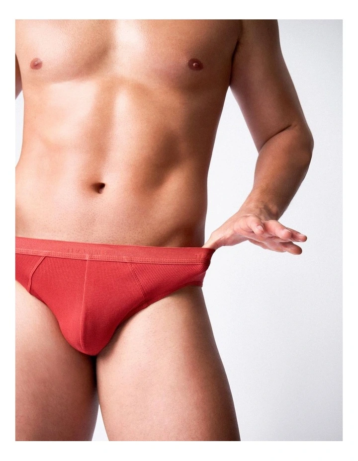 Team Cotton Brief in Amber image 6
