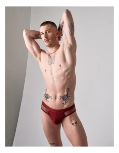 Edge Net Brief in Maroon