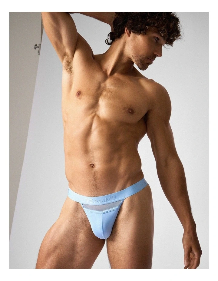 Score Sheer Sports Brief in Arctic Blue image 1