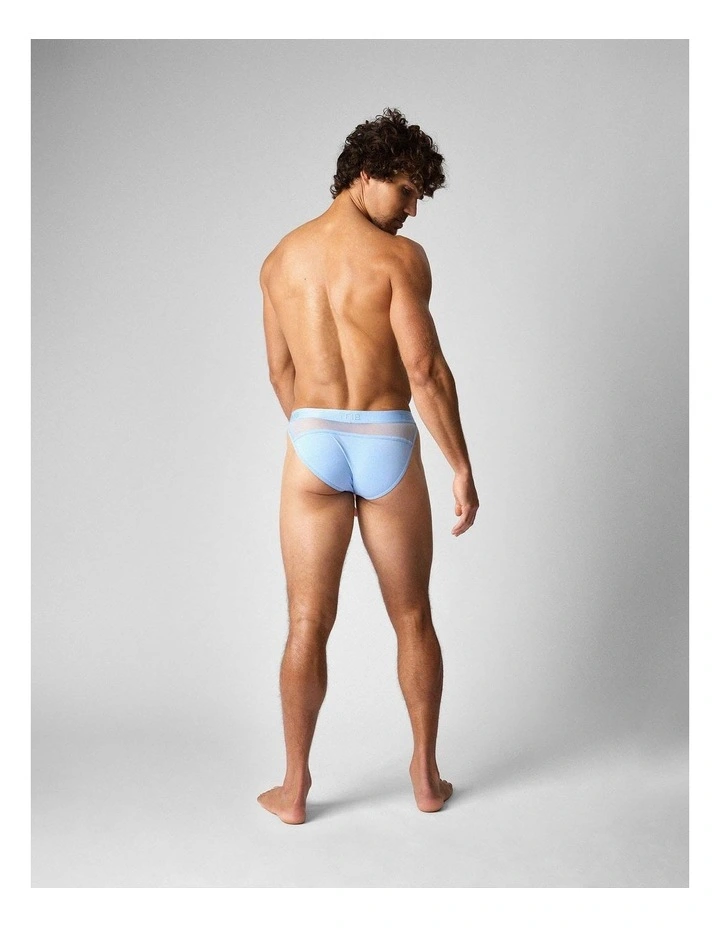 Score Sheer Sports Brief in Arctic Blue image 3