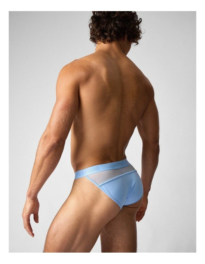 Score Sheer Sports Brief in Arctic Blue image 4