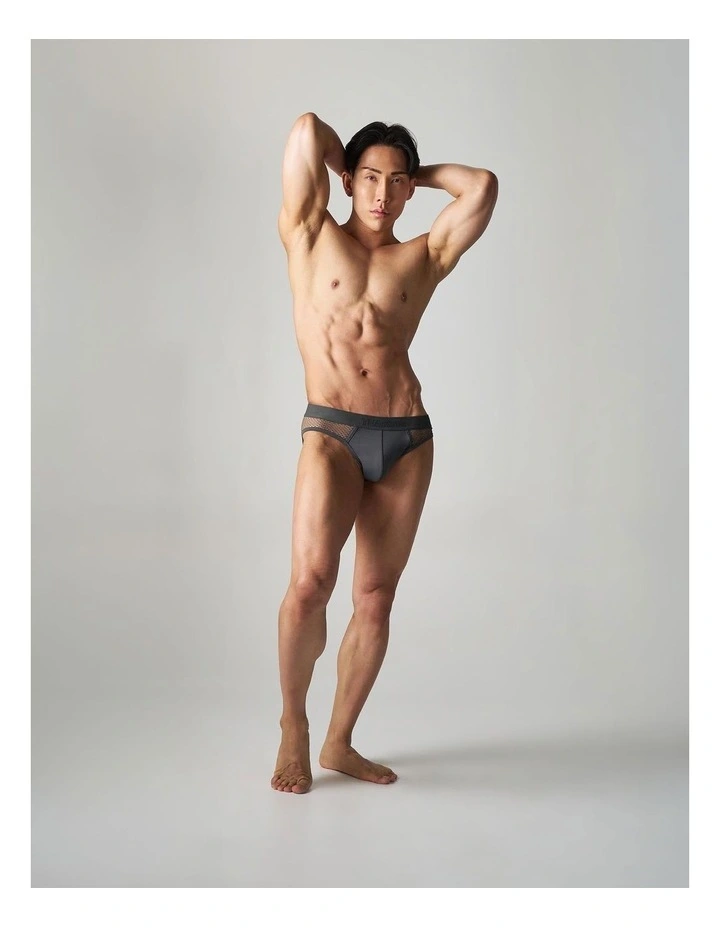 Edge Net Brief in Gunmetal image 4