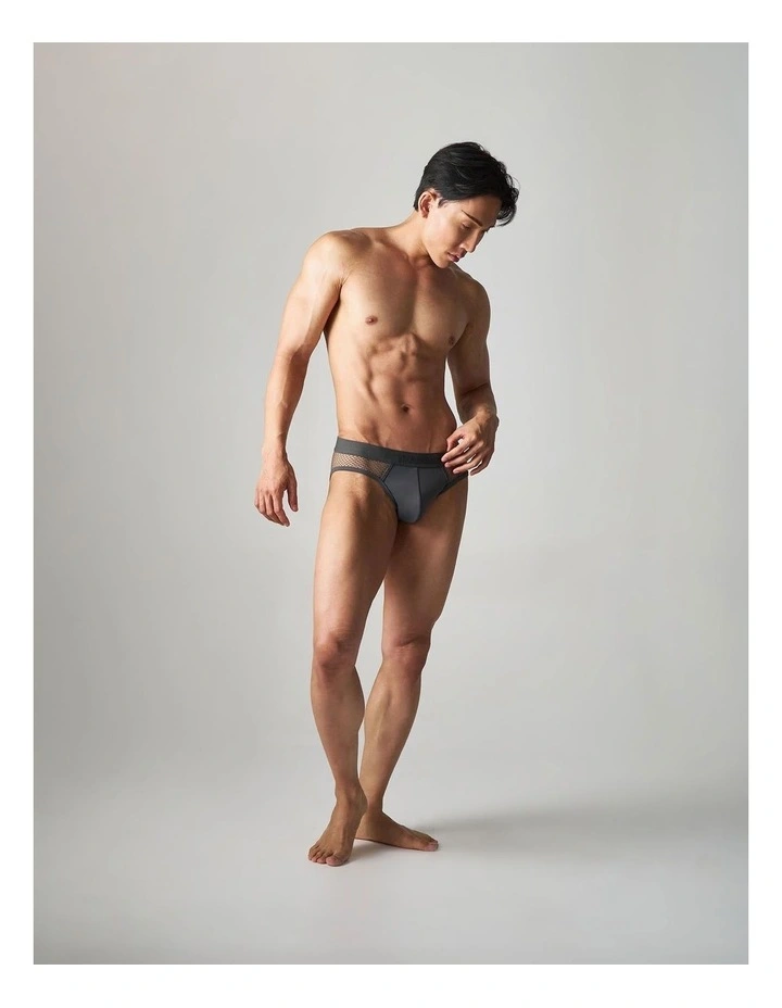 Edge Net Brief in Gunmetal image 5