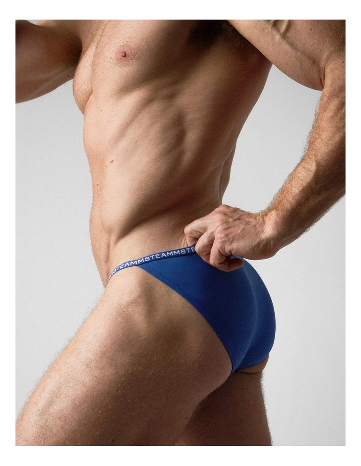 Glide Micro Brief in Indigo image 3
