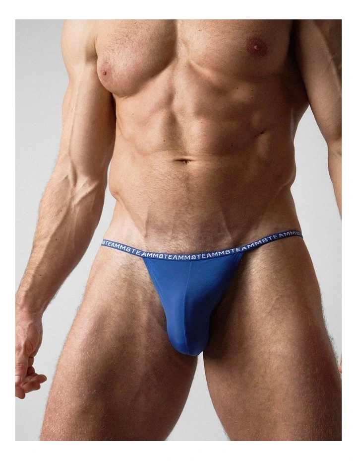 Glide Micro Brief in Indigo image 4