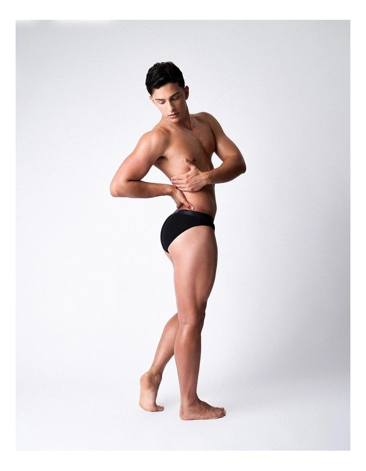 Team Cotton Brief in Onyx image 2