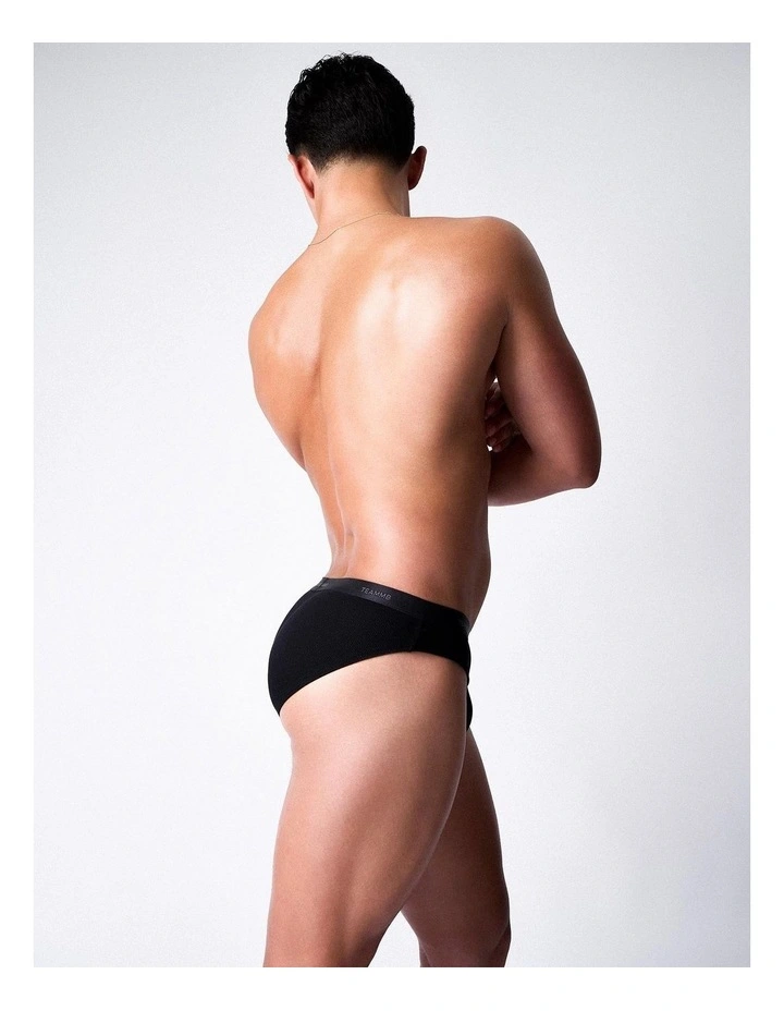 Team Cotton Brief in Onyx image 4