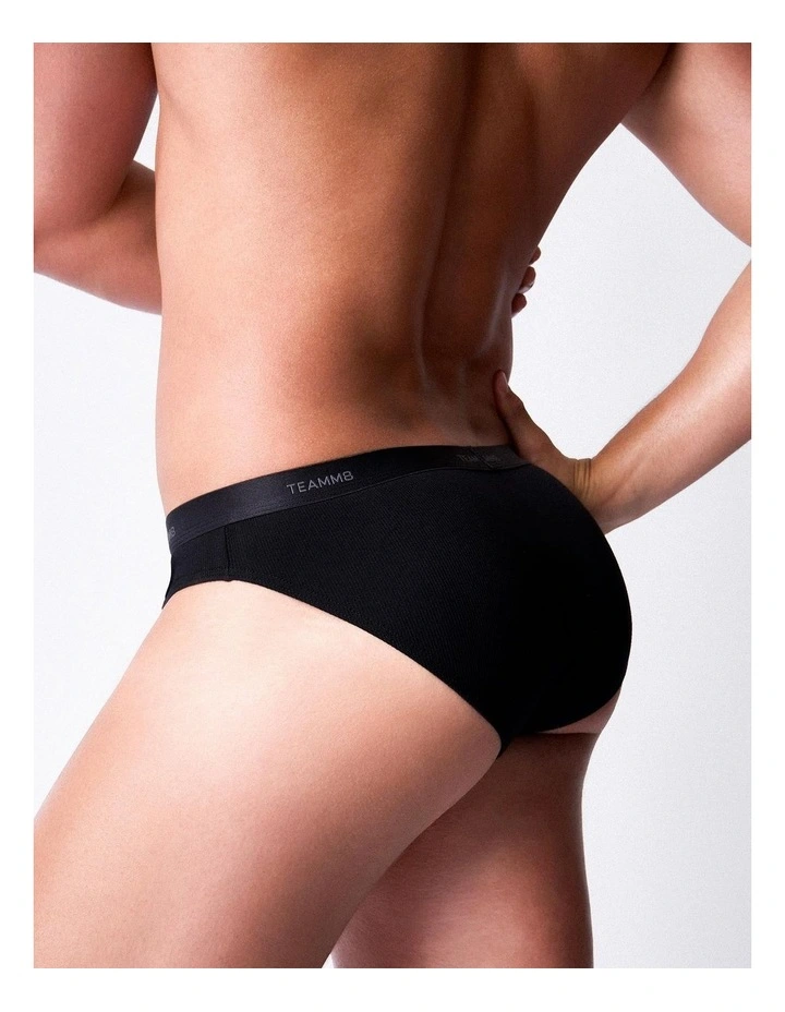 Team Cotton Brief in Onyx image 5