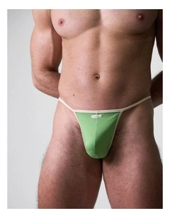 Flaunt Micro Thong in Matcha