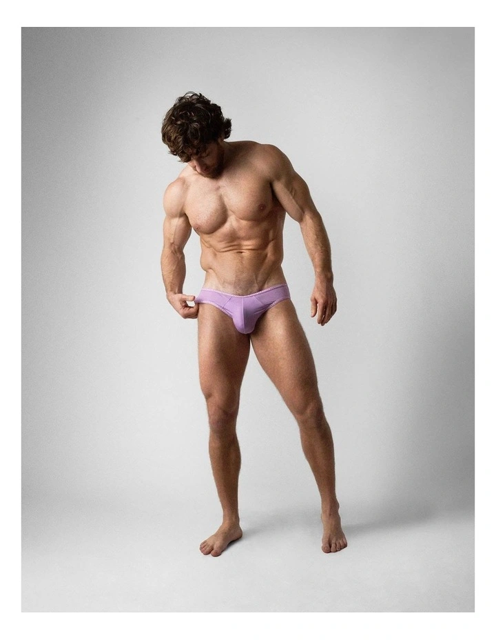 Glide Bikini Brief in Lilac image 2