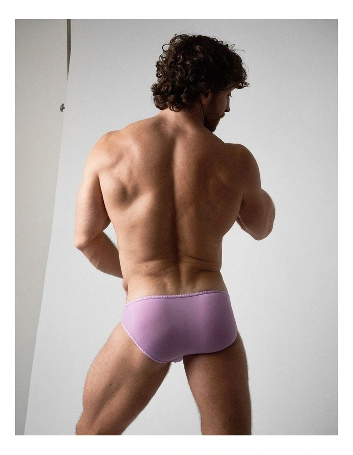 Glide Bikini Brief in Lilac image 3