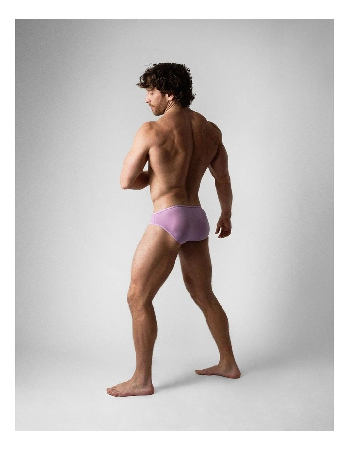 Glide Bikini Brief in Lilac image 4
