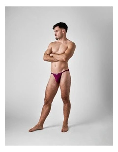 You Bamboo Micro Brief in Eggplant